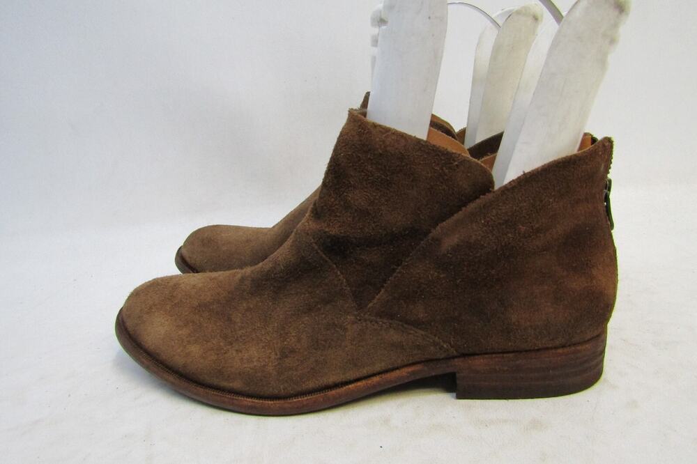 Kork Ease Womens Size 9 M Brown Suede Zip Ankle Fashion Boots Bootie